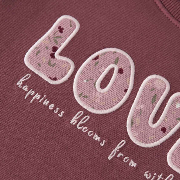name it angerautes Sweatshirt - Wild Ginger
