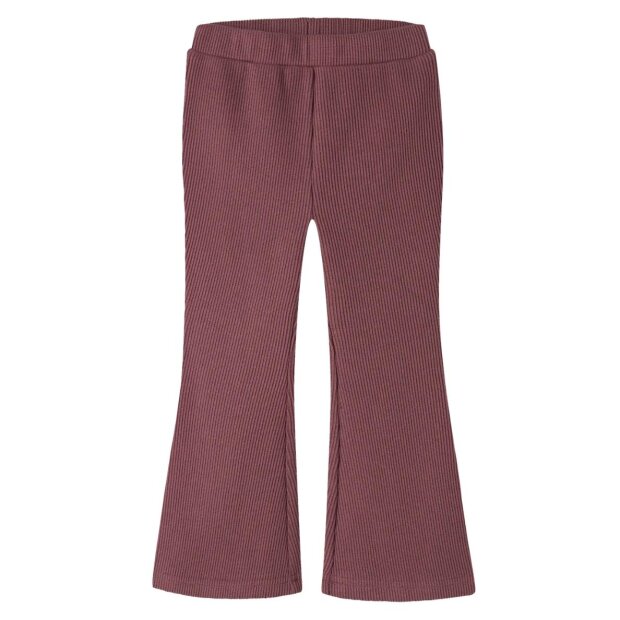 name it ausgestellte, gerippte Strickleggings - Wild Ginger