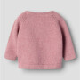 name it Baby Strickpullover Katze - Lilas rosa
