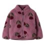 name it Teddyjacke Blumen AOP - Lilas rosa