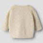name it Baby Srickpullover Bär - Peyote Melange beige