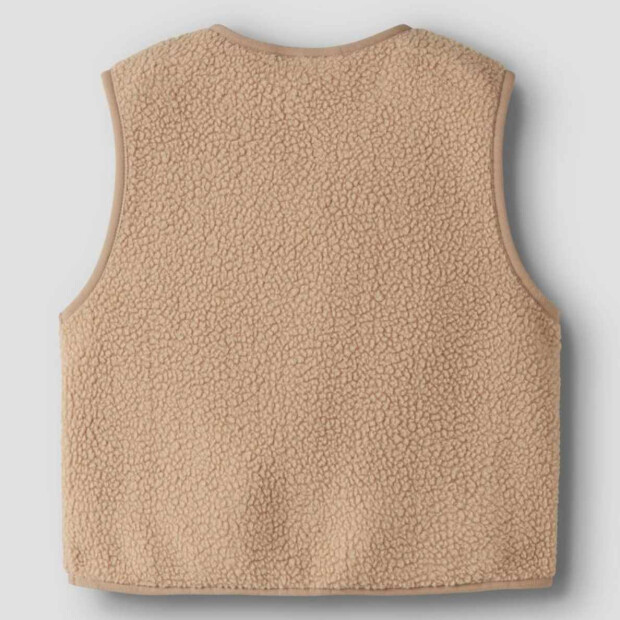 name it Teddyfleece Weste - Sesame