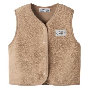 name it Teddyfleece Weste - Sesame