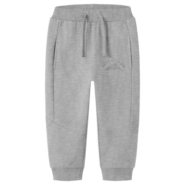name it angeraute regular fit Jogginghose - Grey Melange