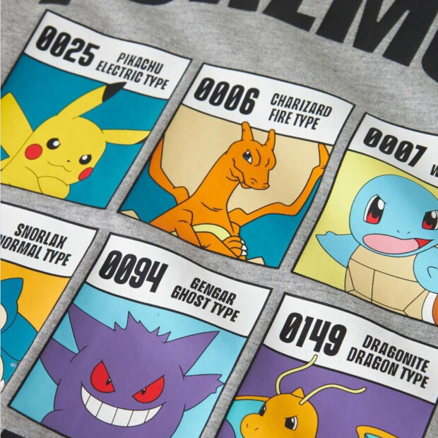 name it Pokémon Sweater - Grey Melange