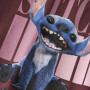 name it angerauter Stitch Hoodie - Wild Ginger
