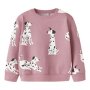 name it angerauter Sweatpullover Dalmatiner - Lilas