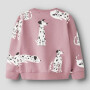 name it angerauter Sweatpullover Dalmatiner - Lilas