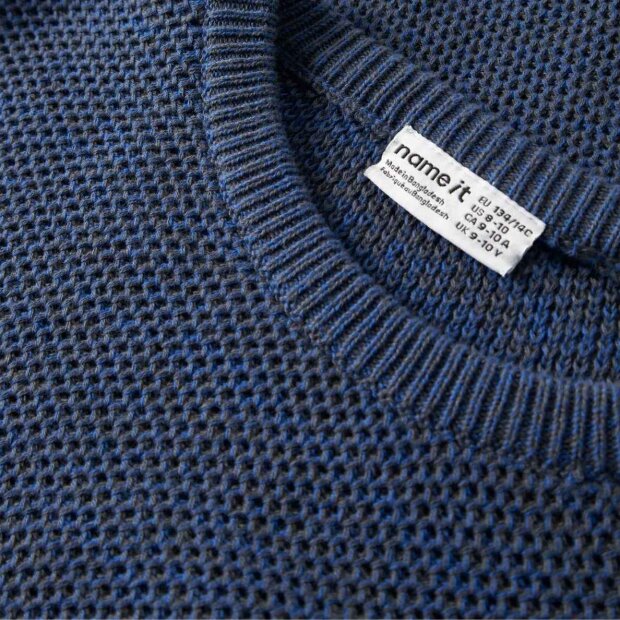 name it Kids Strickpullover - Ombre Blue