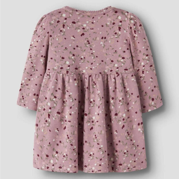 name it Baby Kleidchen Blumenmuster - Lilas