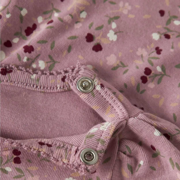 name it Baby Kleidchen Blumenmuster - Lilas
