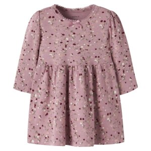 name it Baby Kleidchen Blumenmuster - Lilas