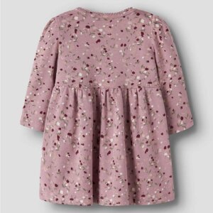 name it Baby Kleidchen Blumenmuster - Lilas