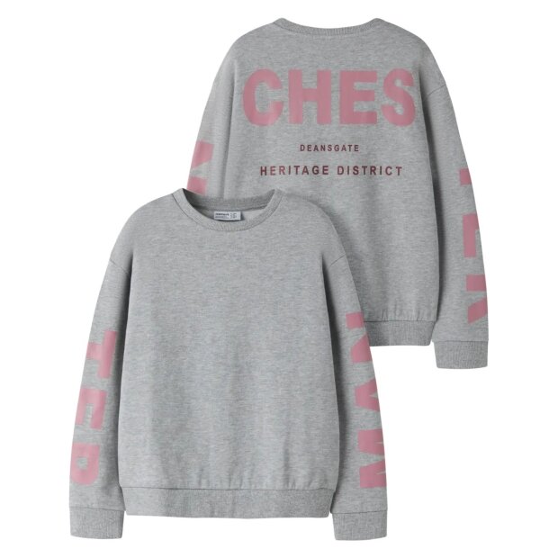 name it relaxed fit Sweatshirt - Grey Melange