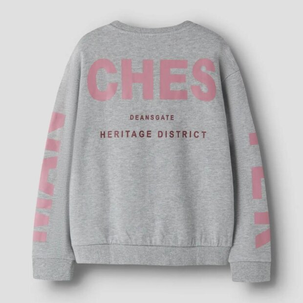 name it relaxed fit Sweatshirt - Grey Melange