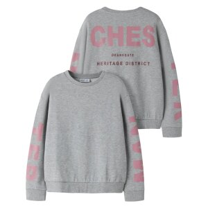 name it relaxed fit Sweatshirt - Grey Melange