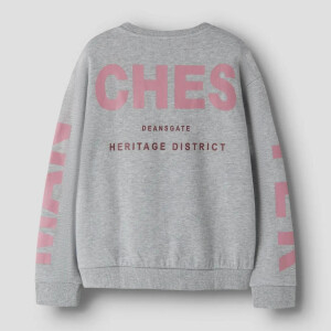 name it relaxed fit Sweatshirt - Grey Melange