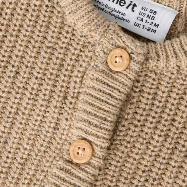 name it Ripp Strickjacke - Sesame