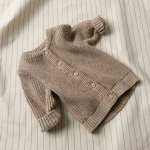 name it Ripp Strickjacke - Sesame