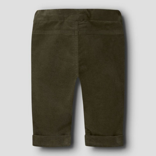 name it Baby Cord Hose - Olive Night