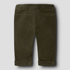 name it Baby Cord Hose - Olive Night