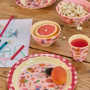 rice Mittelgroße Kinderschüssel - Pink - Hero...