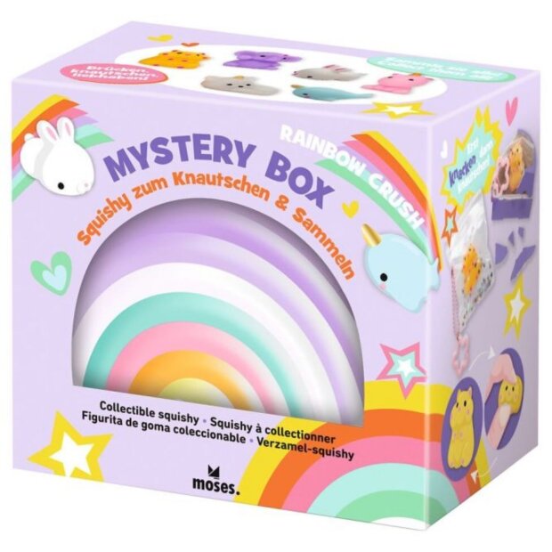 moses Mystery box - Rainbow Crush - 1 von 6 Squishy-Tierchen