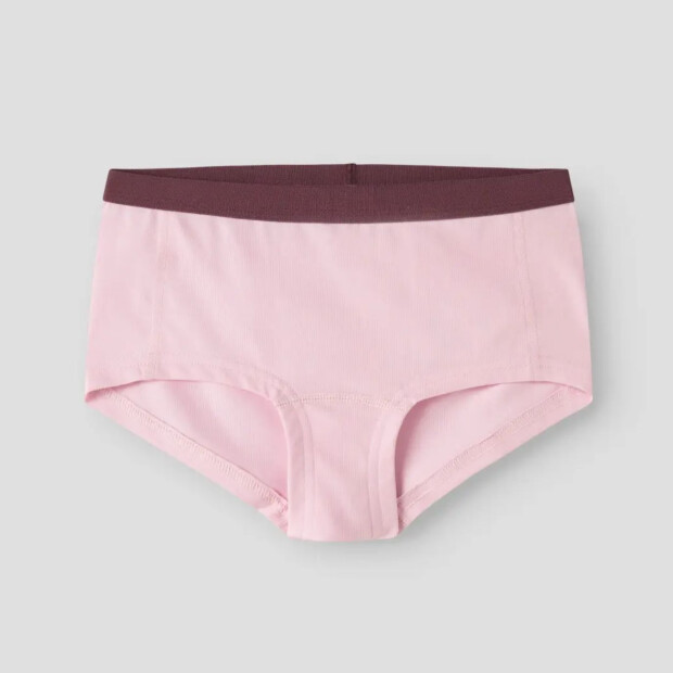 name it 3er-Pack Unterhosen Hipster Leopard - Antique White Wild Ginger + Parfait Pink