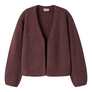 name it regular fit Strickjacker - wild ginger
