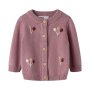 name it Baby Biobaumwoll Strickjacke Luftballons - Lilas