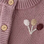 name it Baby Biobaumwoll Strickjacke Luftballons - Lilas