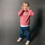 name it Weihnachten Strickpullover santas little helper - wild rose