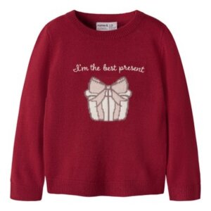name it Weihnachten Strickpullover Geschenk - Red Dahlia