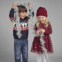 name it Weihnachten Strickpullover - navy blazer