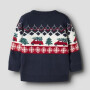 name it Weihnachten Strickpullover - navy blazer