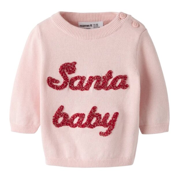 name it Baby Weihnachten Strickpullover santa baby - Lotus