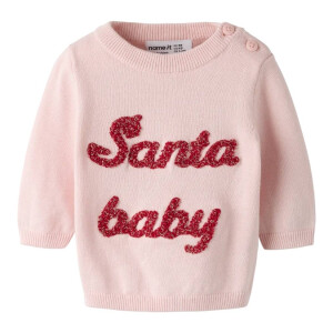 name it Baby Weihnachten Strickpullover santa baby - Lotus