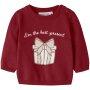 name it Baby Weihnachten Strickpullover Geschenk - Red Dahlia