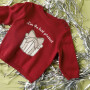 name it Baby Weihnachten Strickpullover Geschenk - Red Dahlia