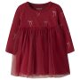 name it Baby Weihnachten Tüllkleid Schleifen - Red Dahlia