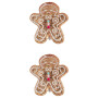 name it 2er Set Haarklammern - Lebkuchen Antique White Gingerbread