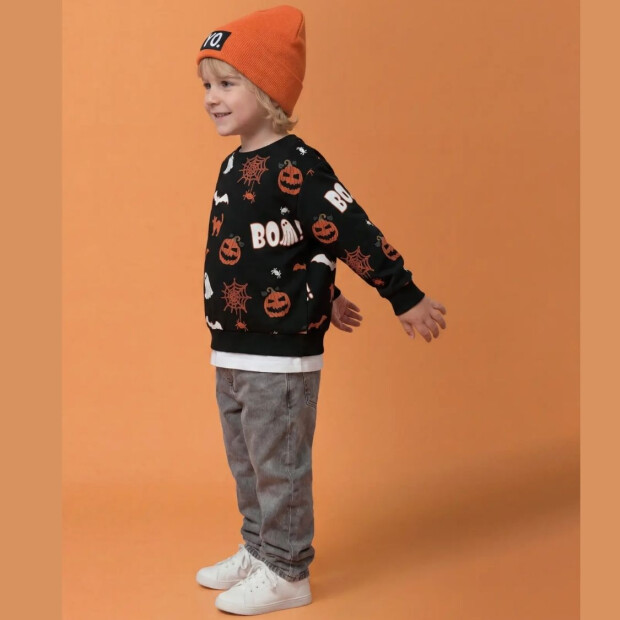 name it regular fit Halloween Sweatshirt - black