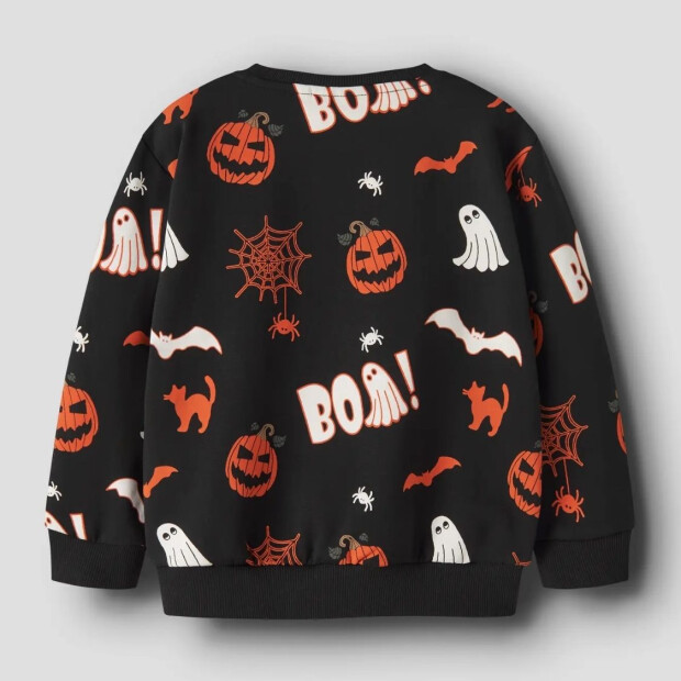 name it regular fit Halloween Sweatshirt - black