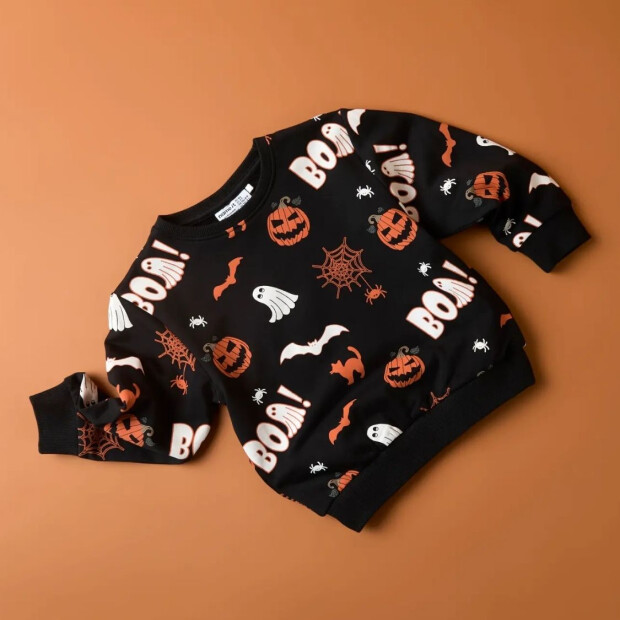 name it regular fit Halloween Sweatshirt - black