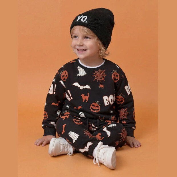 name it regular fit Halloween Sweatshirt - black