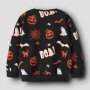 name it regular fit Halloween Sweatshirt - black