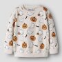 name it regular fit Halloween Sweatshirt - peyote melange