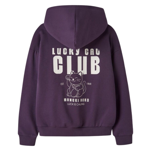 name it relaxed fit Hoodie - Navy Cosmos