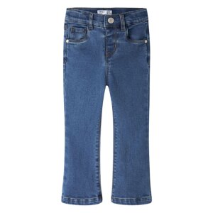 name it Bootcut Fleece Jeans - Medium Blue Denim