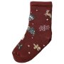 name it Weihnachten Socken - Burgundy